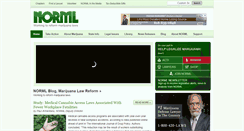 Desktop Screenshot of norml.org